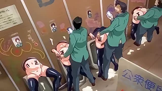 Hentai - College Public Bathroom Fuck-Holes &lbrack;Subtitled&rsqb;